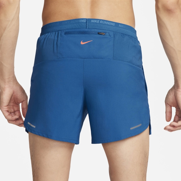 Nike Stride Energy 5in Shorts - Court Blue/Safety Orange