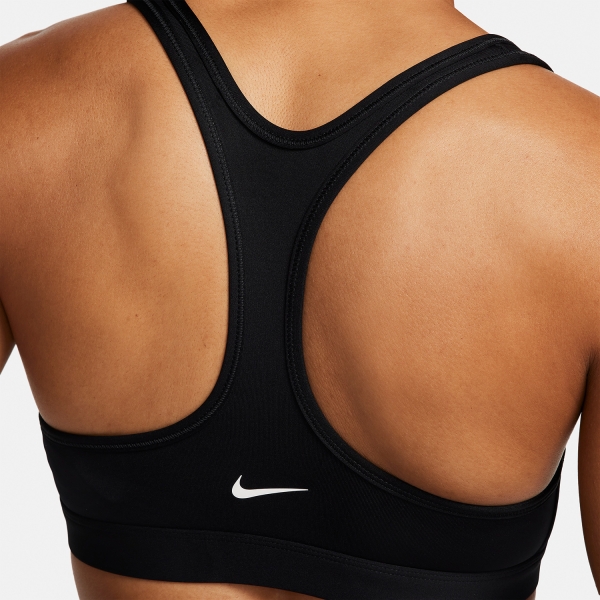 Nike Swoosh Sports Bra - Black/White