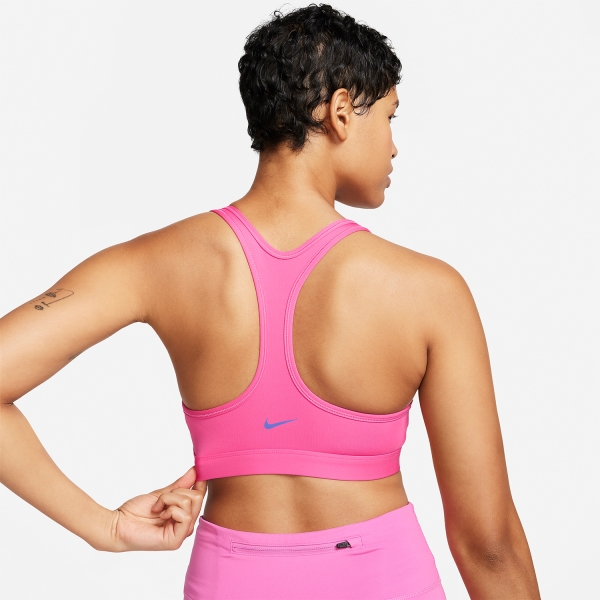 Nike Swoosh Reggiseno Sportivo - Alchemy Pink/Hyper Royal