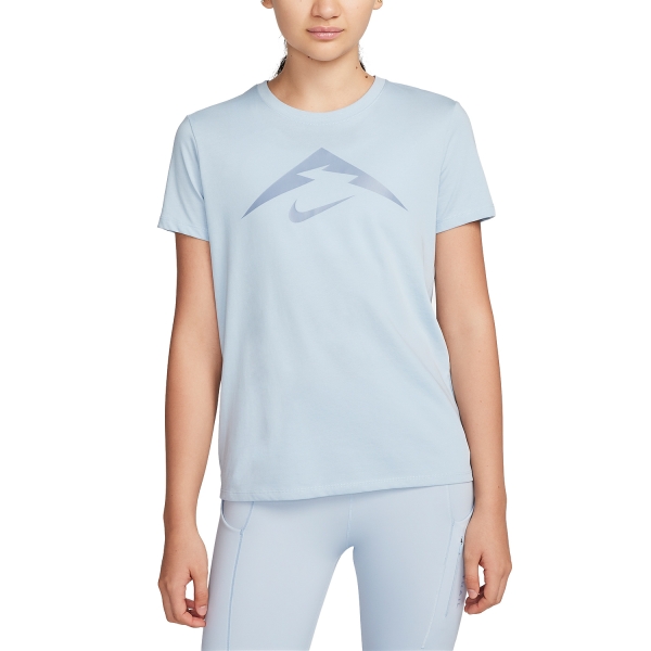 Women's Running T-Shirts Nike Trail TShirt  Light Armory Blue FQ4987440