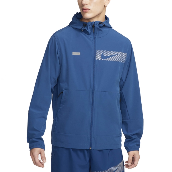 Men's Running Jacket Nike Unlimited Flash Jacket  Court Blue/Reflective Silver FB8558476
