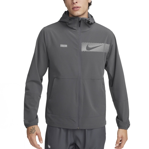 Nike Element Flash Men s Running Shirt Iron Grey Silver