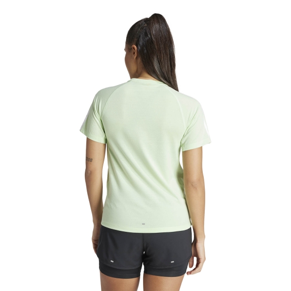 adidas 3S Own The Run Camiseta - Semi Green Spark