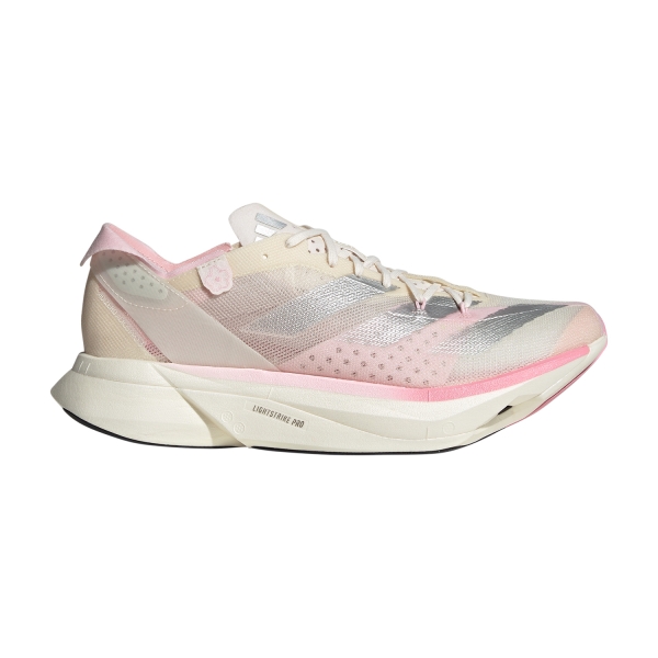 Women's Performance Running Shoes adidas Adizero Adios Pro 3  Cloud White/Silver Metallic/Cloud Pink IG6425