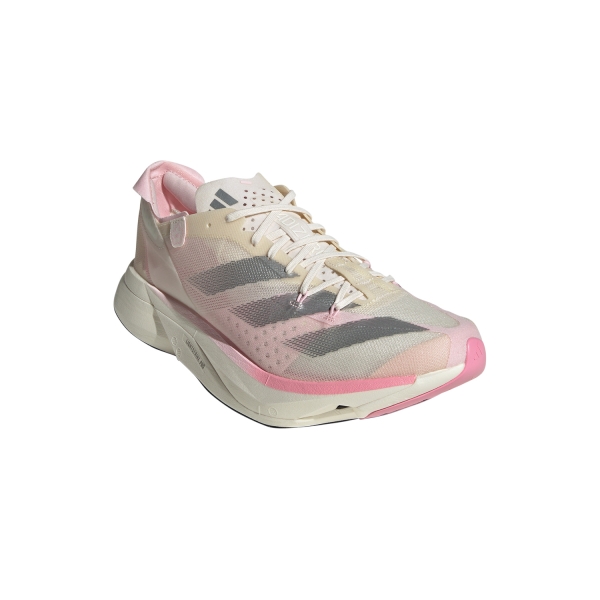 adidas adizero Adios Pro 3 - Cloud White/Silver Metallic/Cloud Pink