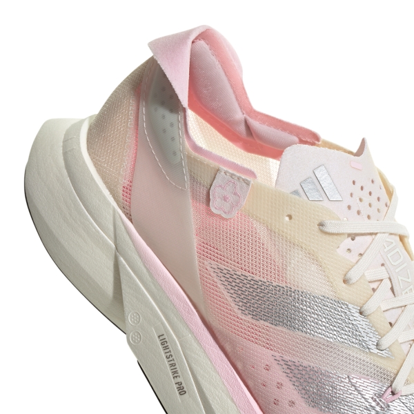 adidas adizero Adios Pro 3 - Cloud White/Silver Metallic/Cloud Pink