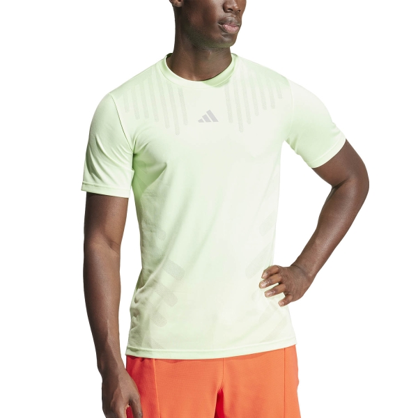 Camisetas Training Hombre adidas HIIT HEAT.RDY Camiseta  Semi Green Spark IS3730