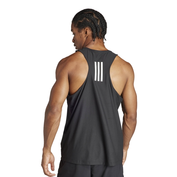 adidas Own The Run AEROREADY Tank - Black