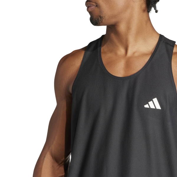 adidas Own The Run AEROREADY Top - Black