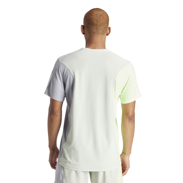 adidas Own The Run Print Camiseta - Linen Green/Green Spark/Halo Silver