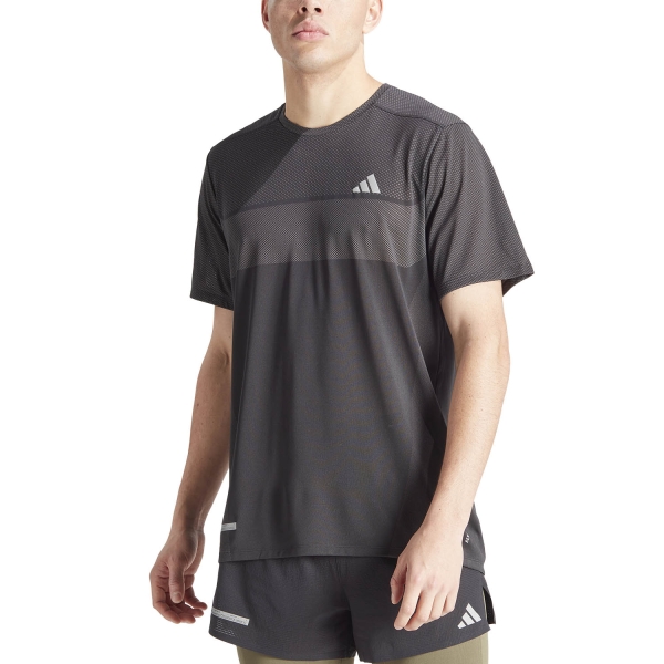 Men's Running T-Shirt adidas Ultimate Enginereed TShirt  Black/Grey Four IN0094