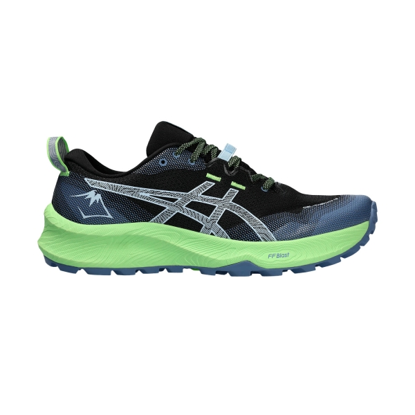 Men's Trail Running Shoes Asics Gel Trabuco 12  Black/Light Blue 1011B799001