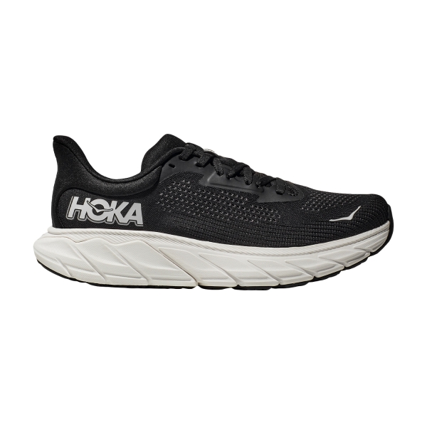 Woman's Structured Running Shoes Hoka Arahi 7  Black/White 1147851BWHT