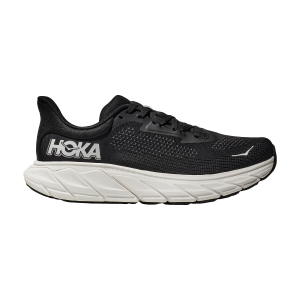 Men's Structured Running Shoes Hoka Arahi 7  Black/White 1147850BWHT