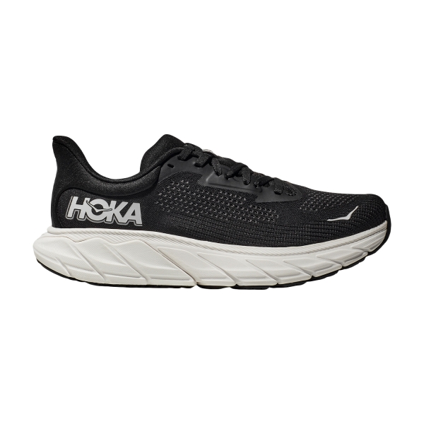 Men's Structured Running Shoes Hoka Arahi 7 Wide  Black/White 1147870BWHT