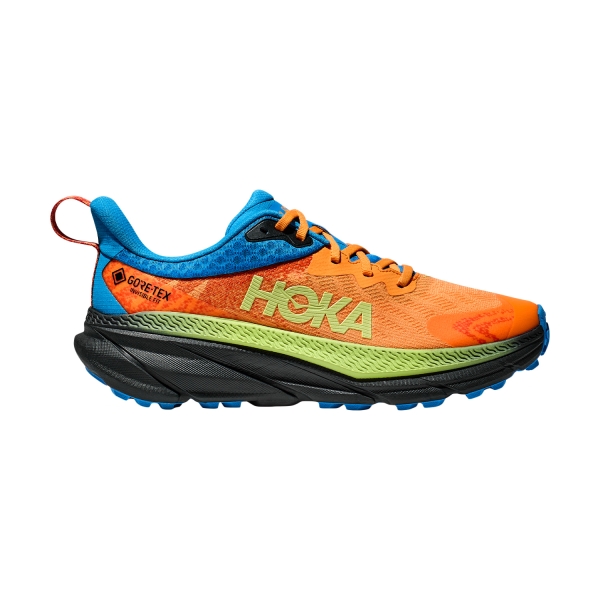 Men's Trail Running Shoes Hoka Challenger 7 GTX  Black/Solar Flare 1134501BLRF