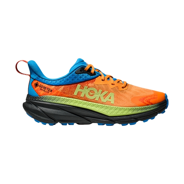 Scarpe Trail Running Uomo Hoka Challenger 7 GTX  Black/Solar Flare 1134501BLRF