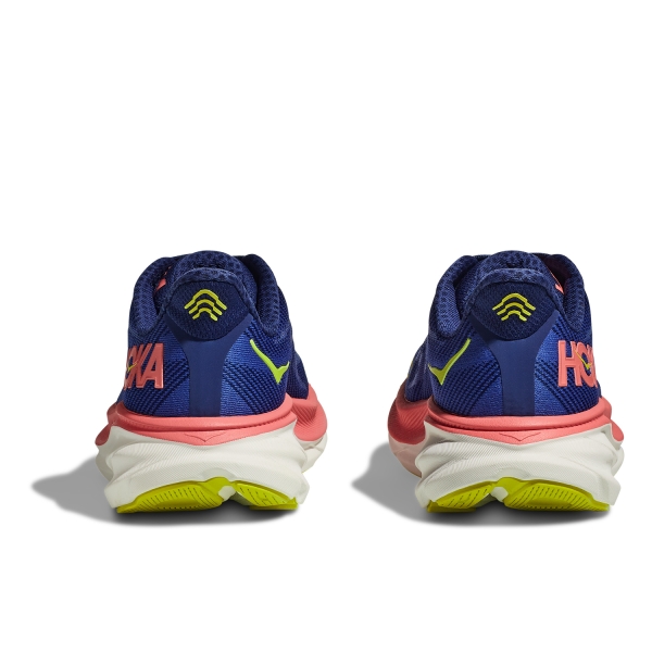 Hoka Clifton 9 Women's Running Shoes - Evening Sky/Coral