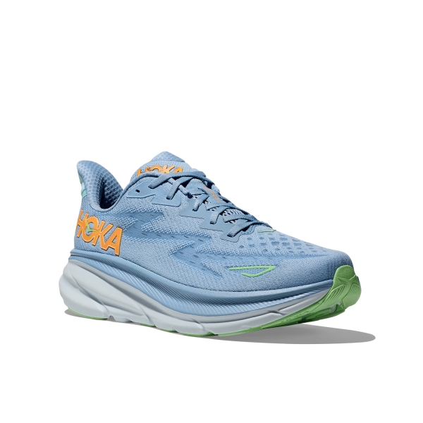 Zapatillas Hoka Clifton 9 Azul Amarillo