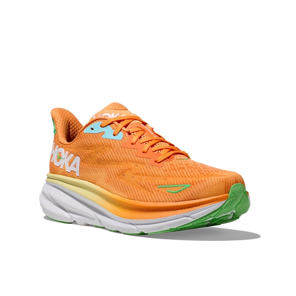 Hoka Clifton 9 Wide - Solar Flare/Sherbet