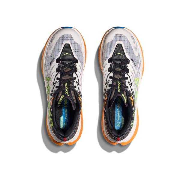 Hoka Tecton X 2 - White/Solar Flare