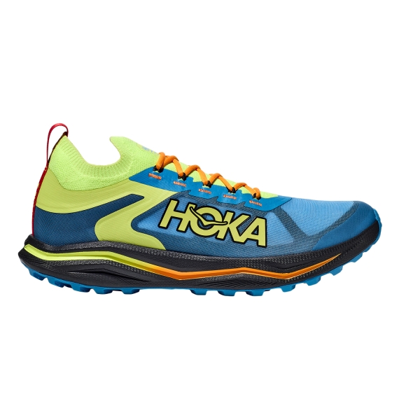 Men's Trail Running Shoes Hoka Zinal 2  Diva Blue/Lettuce 1141491DBLL