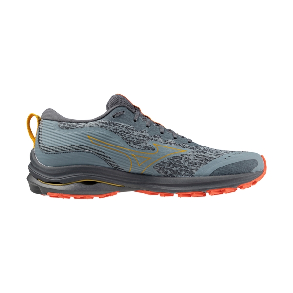 Mizuno Wave Rider TT - Lead/Citrus/Hot Coral