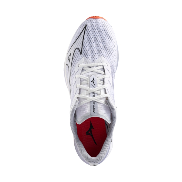 Mizuno Wave Rebellion Flash 2 - White/Black/Harbor Mist