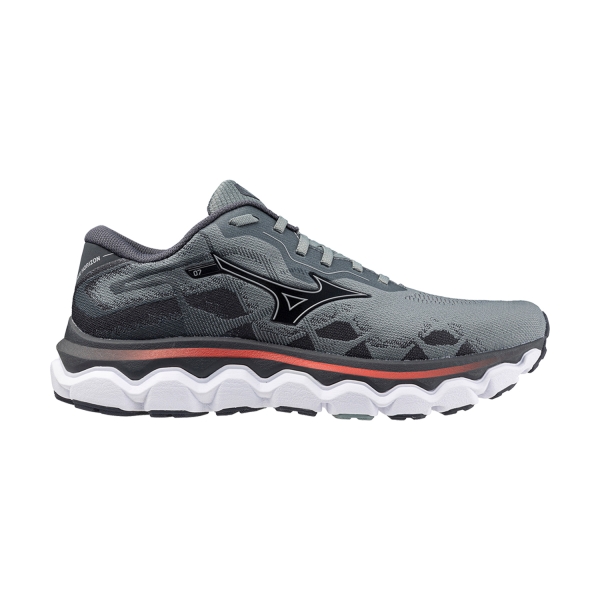 Men's Structured Running Shoes Mizuno Wave Horizon 7  Lead/Nickel/Cayenne J1GC242601