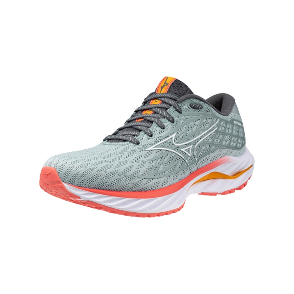 Mizuno Wave Inspire 20 - Gray Mist/White/Dubarry