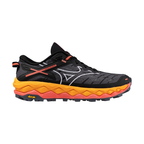 Zapatillas Trail Running Mujer Mizuno Wave Mujin 10  Black/White/Hot Coral J1GK247021