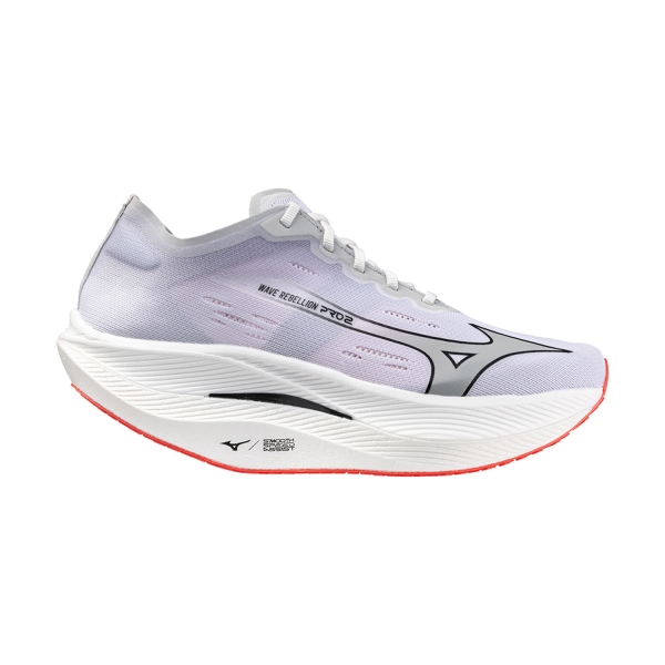 Scarpe Running Performance Uomo Mizuno Wave Rebellion Pro 2  White/Harbor Mist/Cayenne U1GD241701