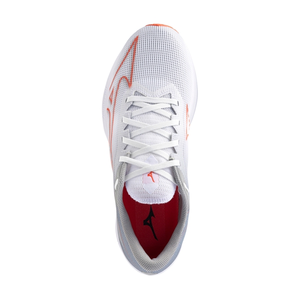 Mizuno Wave Rebellion Sonic 2 - White/Hot Coral/Harbor Mist