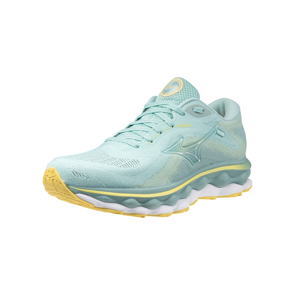 Mizuno Wave Sky 7 - Eggshell Blue/White/Sunshine