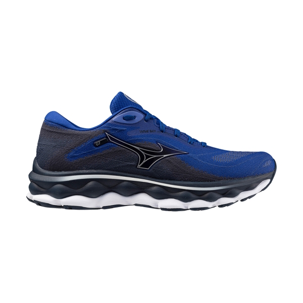 Men's Neutral Running Shoes Mizuno Wave Sky 7  Surf The Web/Silver/Dress Blues J1GC230254