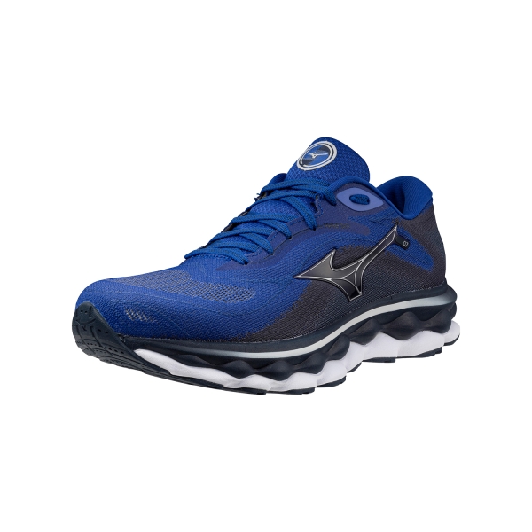 Mizuno Wave Sky 7 - Surf The Web/Silver/Dress Blues