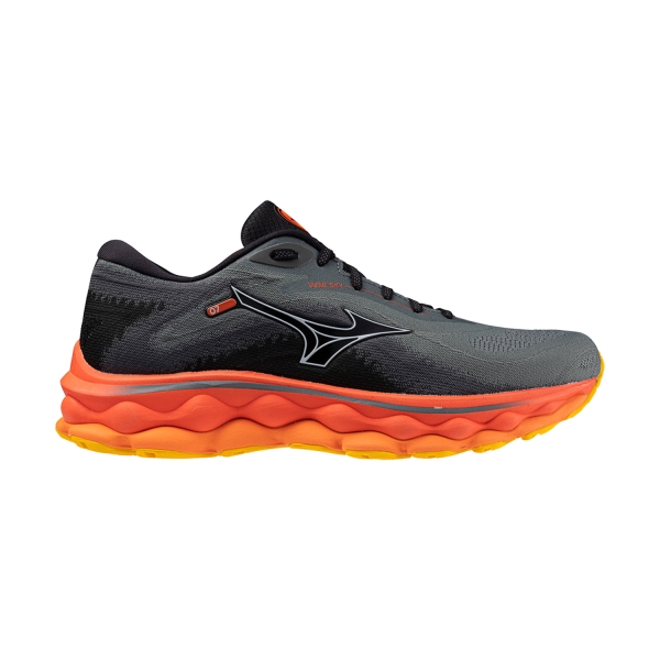 Men's Neutral Running Shoes Mizuno Wave Sky 7  Turbulence/Nickel/Hot Coral J1GC230251