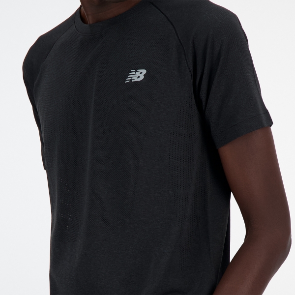 New Balance Athletics Logo Camiseta - Black