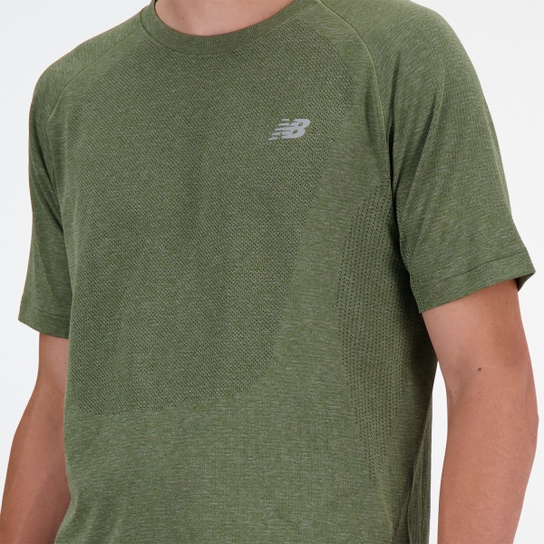 New Balance Athletics Logo T-Shirt - Dark Olivine