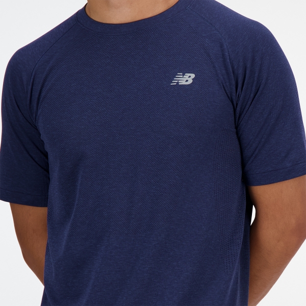 New Balance Athletics Logo T-Shirt - NB Navy