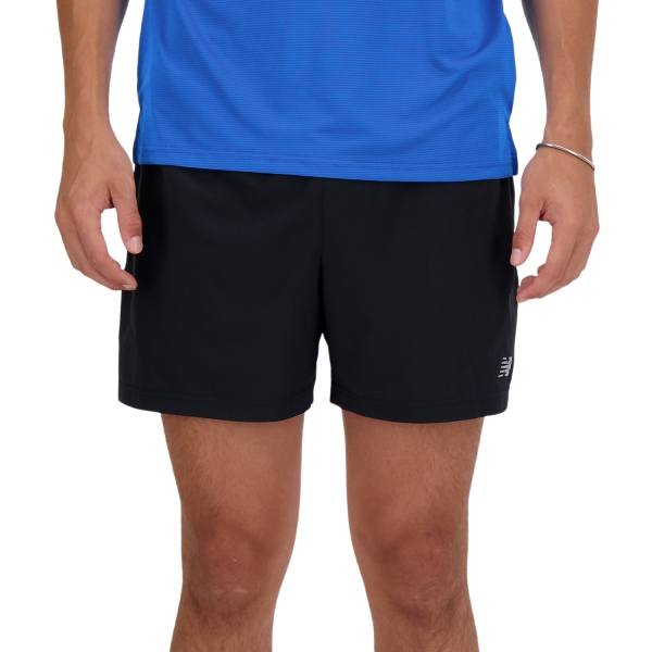 Men's Running Shorts New Balance Performance 5in Shorts  Black MS41227BK