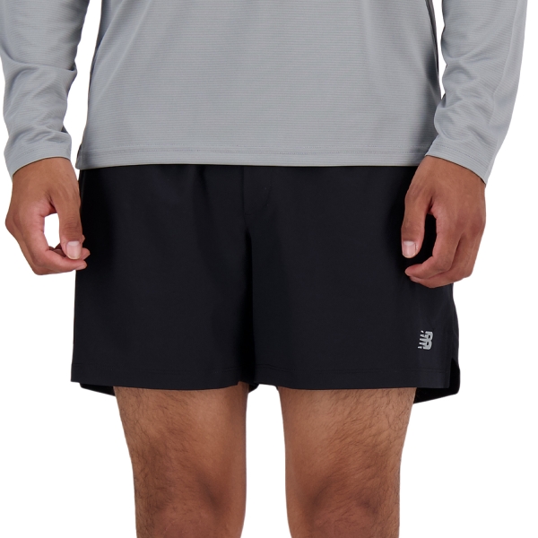 Pantalone cortos Running Hombre New Balance Performance Logo 2 in 1 5in Shorts  Black MS41290BK