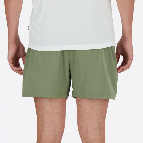 New Balance Performance 5in Pantaloncini - Dark Olivine