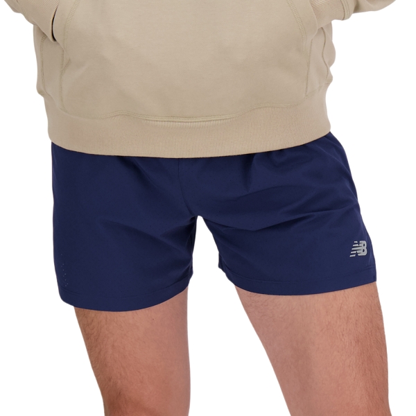 Pantalone cortos Running Hombre New Balance Run Specialist 5in Shorts  NB Navy MS41286NNY