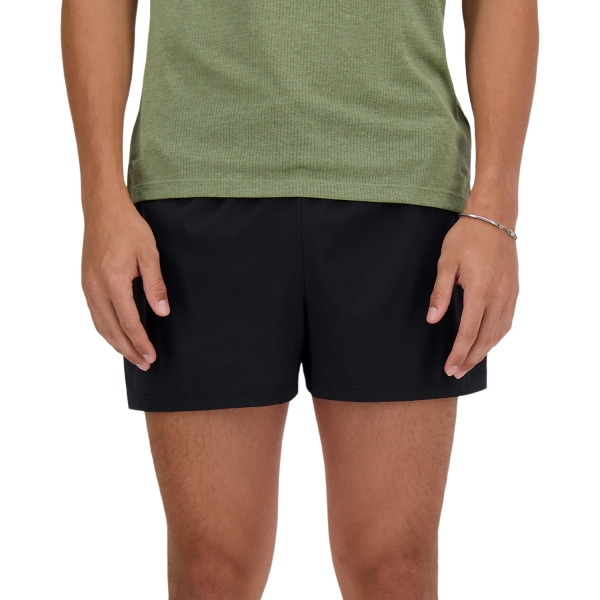 Men's Running Shorts New Balance Stretch 3in Shorts  Black MS41226BK