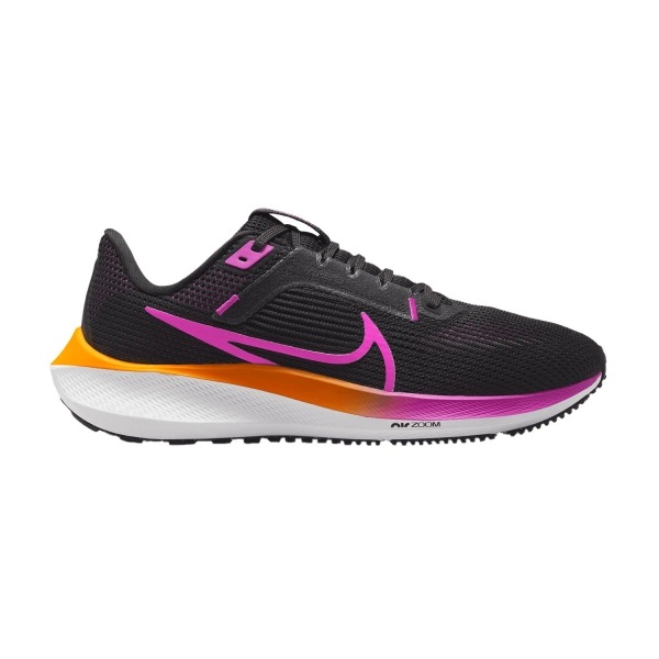 Women's Neutral Running Shoes Nike Air Zoom Pegasus 40  Black/Hyper Violet/Laser Orange/White DV3854011