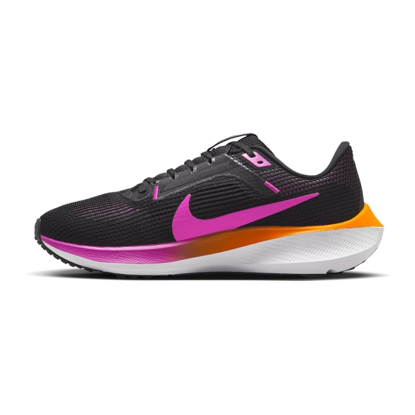 Nike Air Zoom Pegasus 40 - Black/Hyper Violet/Laser Orange/White