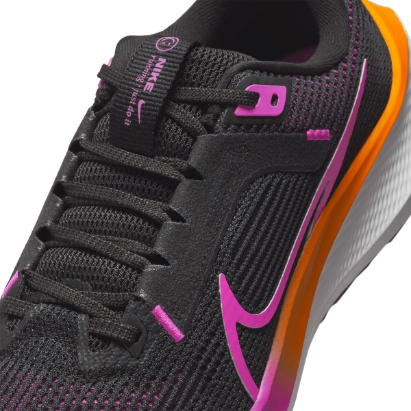 Nike Air Zoom Pegasus 40 - Black/Hyper Violet/Laser Orange/White