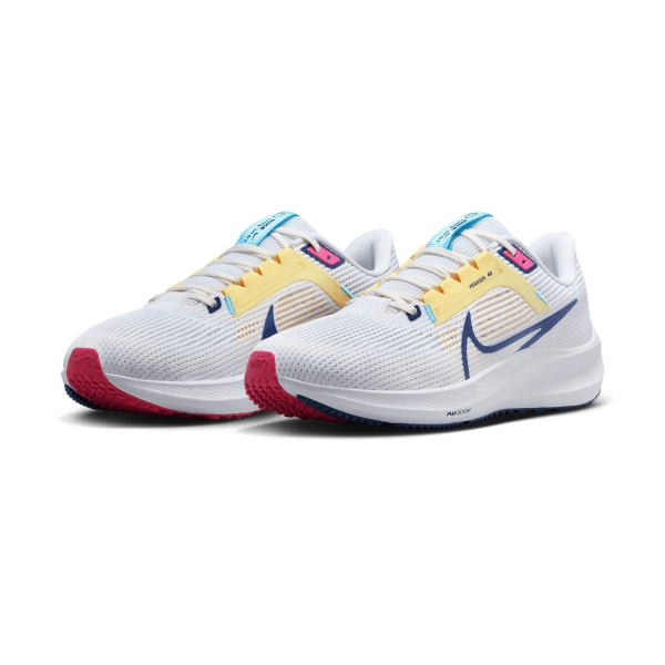 Nike Air Zoom Pegasus 40 - White/Deep Royal Blue/Photon Dust