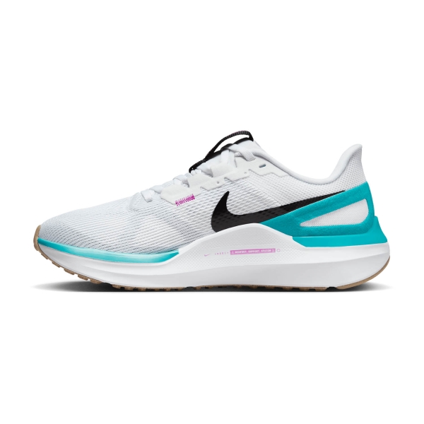 Nike Air Zoom Structure 25 - White/Saturn Gold/Sail/Dusty Cactus